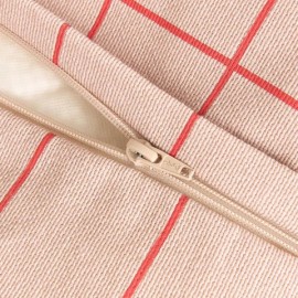 Nobodinoz - Vibes Υφασμάτινη Πολυθρόνα Pink Red Grid