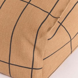 Nobodinoz - Vibes Υφασμάτινη Πολυθρόνα Brown Black Grid