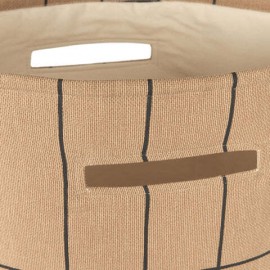 Nobodinoz - Vibes Καλάθι Αποθήκευσης Brown Black Grid