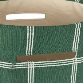 Nobodinoz - Vibes Καλάθι Αποθήκευσης Green White Windowpane