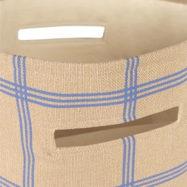 Nobodinoz - Vibes Καλάθι Αποθήκευσης Brown Blue Windowpane