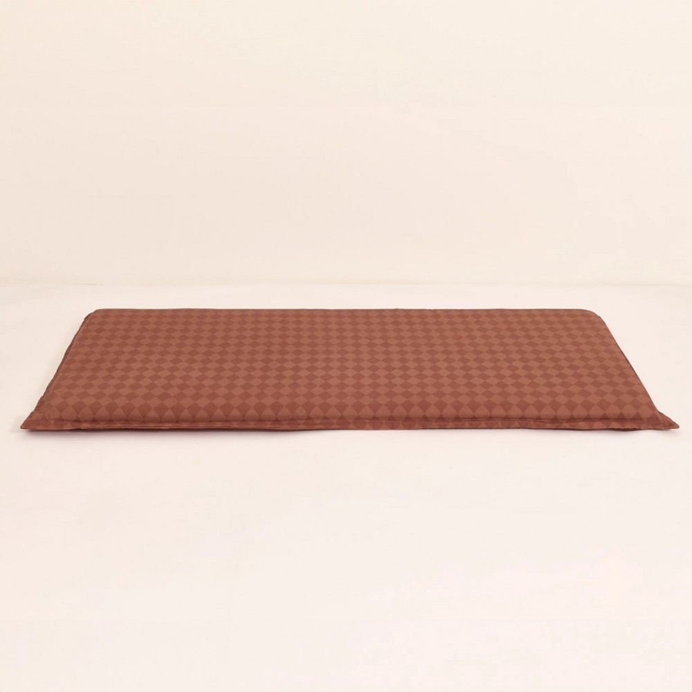 Nobodinoz - Vibes Στρώμα Δαπέδου Maroon Harlequin