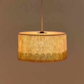 Nobodinoz - Vibes Υφασμάτινο Φωτιστικό Οροφής Mustard