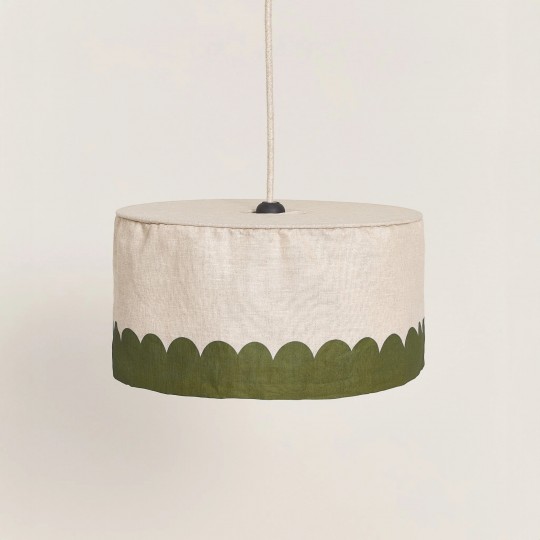 Nobodinoz - Vibes Υφασμάτινο Φωτιστικό Οροφής Green
