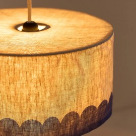 Nobodinoz - Vibes Υφασμάτινο Φωτιστικό Οροφής Blue