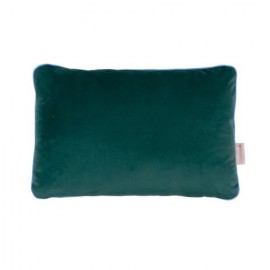 Nobodinoz - Vibes Ορθογώνιο Μαξιλάρι Διπλής Όψης Eco Velvet Jungle Green