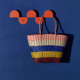 Nobodinoz - Vibes Κρεμάστρα Τοίχου 3 Θέσεων Burnt Red