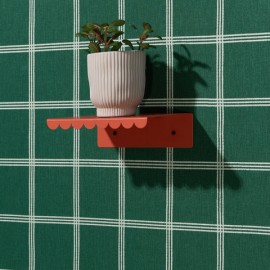 Nobodinoz - Vibes Ράφι Τοίχου Burnt Red 26x16cm