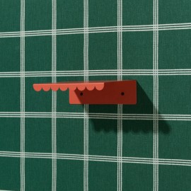 Nobodinoz - Vibes Ράφι Τοίχου Burnt Red 26x16cm