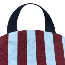 Nobodinoz - Bliss Παιδικό Πουφ Burgundy Blue Stripes