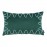Nobodinoz - RITA Ορθογώνιο Μαξιλάρι Με Κέντημα Eco-velvet Green 48x30cm