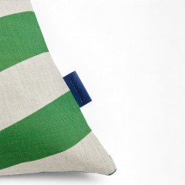 Nobodinoz - STANLEY Τετράγωνο  Μαξιλάρι Green Diagonal Tiles 45x45cm