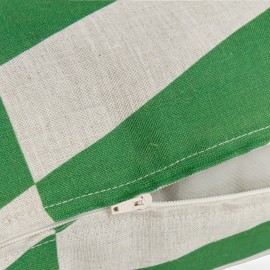 Nobodinoz - STANLEY Τετράγωνο  Μαξιλάρι Green Diagonal Tiles 45x45cm