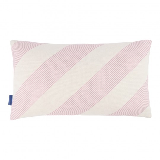 Nobodinoz - REMI Ορθογώνιο Μαξιλάρι Lilac Diagonal Stripes 50x30cm