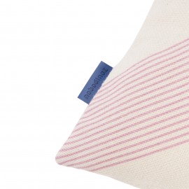 Nobodinoz - REMI Ορθογώνιο Μαξιλάρι Lilac Diagonal Stripes 50x30cm