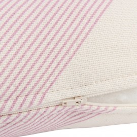 Nobodinoz - REMI Ορθογώνιο Μαξιλάρι Lilac Diagonal Stripes 50x30cm