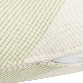 Nobodinoz - REMI Ορθογώνιο Μαξιλάρι Green Diagonal Stripes 50x30cm