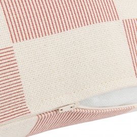 Nobodinoz - REMI Ορθογώνιο Μαξιλάρι Red Burnt Checks 50x30cm