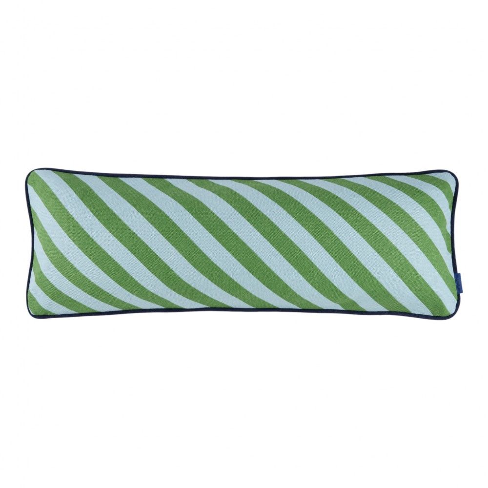 Nobodinoz - Ray Oρθογώνιο Μαξιλάρι Green Blue Stripes 70x25cm