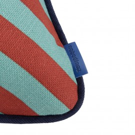Nobodinoz - Ray Oρθογώνιο Μαξιλάρι Red Teal Green Stripes 70x25cm