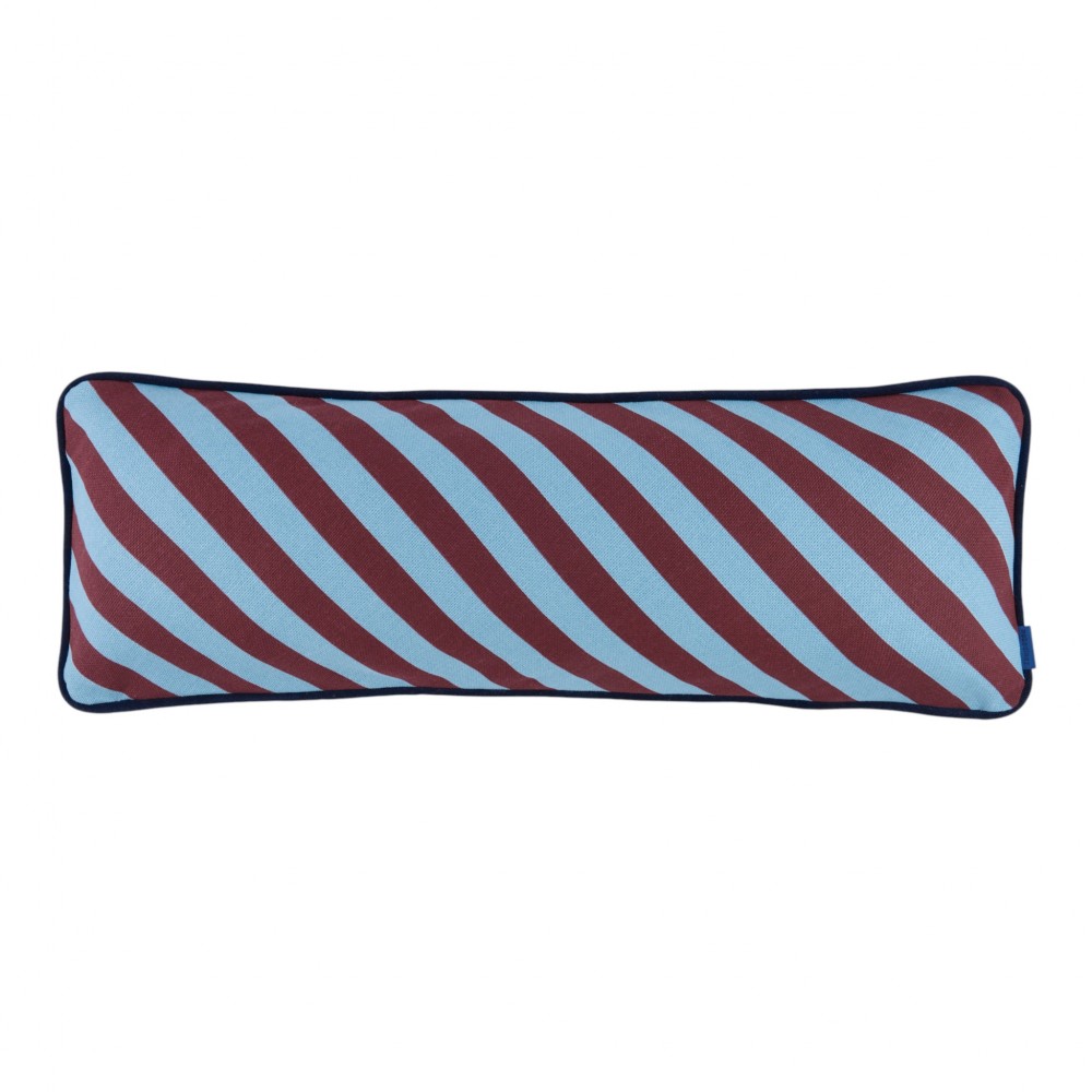 Nobodinoz - Ray Oρθογώνιο Μαξιλάρι Burgundy Blue Stripes 70x25cm