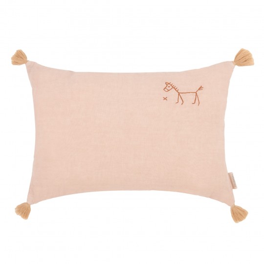 Nobodinoz - L1NO Μαξιλάρι Ορθογώνιο Powder Pink 35x23cm
