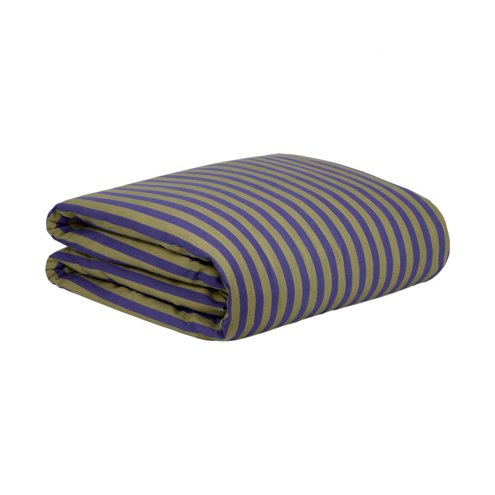 Nobodinoz - SHELDON Παπλωματοθήκη Indigo Stripes 150x200cm