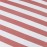 Nobodinoz - SHELDON Μαξιλαροθήκη Maroon Stripes 60x60cm