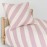 Nobodinoz - SHELDON Μαξιλαροθήκη Lilac Diagonal Stripes 60x60cm