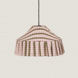 Nobodinoz - Vibes Υφασμάτινο Φωτιστικό Οροφής Nicole Kaki Pink Mosaic 50cm