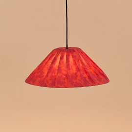 Nobodinoz - Vibes Υφασμάτινο Φωτιστικό Οροφής Ava Red Peonies 50cm