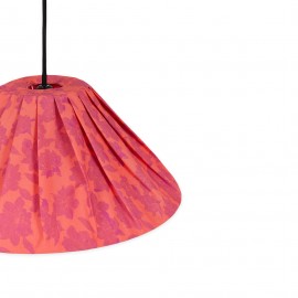 Nobodinoz - Vibes Υφασμάτινο Φωτιστικό Οροφής Ava Red Peonies 50cm