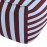 Nobodinoz - OTTO. Υφασμάτινο Πουφ Ενηλίκων Burgundy Blue Stripes