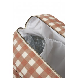 Nobodinoz - Αδιάβροχη Τσάντα Καροτσιού Terracotta Checks