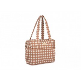 Nobodinoz - Αδιάβροχη Τσάντα Καροτσιού Terracotta Checks