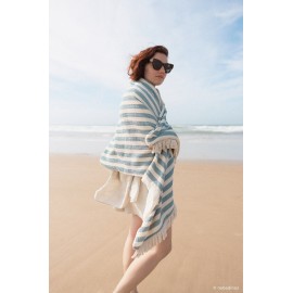Nobodinoz - Πετσέτα Παραλίας Blue Stripes