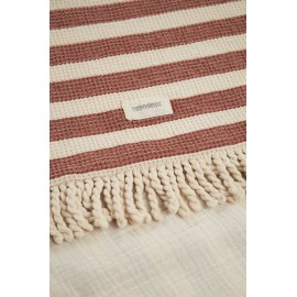 Nobodinoz - Πετσέτα Παραλίας Rusty Red Stripes