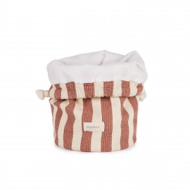 Nobodinoz - Τσαντάκι Παραλίας Rusty Red Stripes