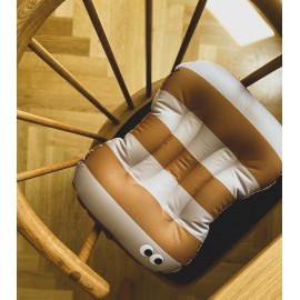 Noui Noui - Φουσκωτό Παιδικό Μαξιλάρι Stripes Mustard/Nude