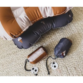 Noui Noui - Φουσκωτό Παιδικό Μαξιλάρι Stripes Mustard/Nude