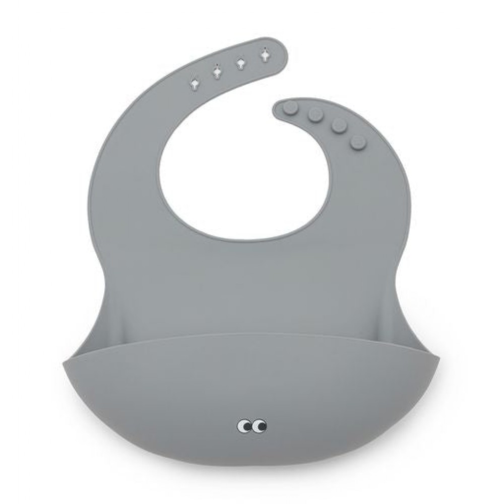 Noui Noui - Σαλιάρα Σιλικόνης Anthracite