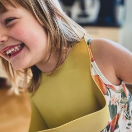 Noui Noui - Σαλιάρα Σιλικόνης Dusty Lemon