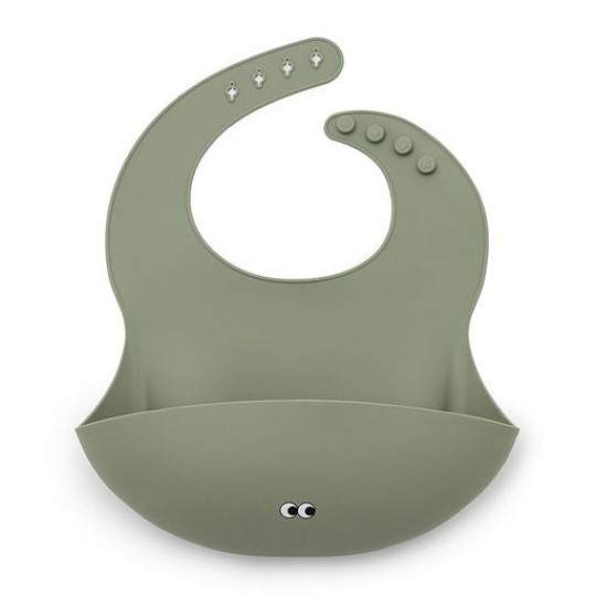 Noui Noui - Σαλιάρα Σιλικόνης Dusty Olive