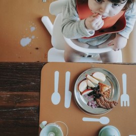 Noui Noui - Σαλιάρα Σιλικόνης Dusty Rusty