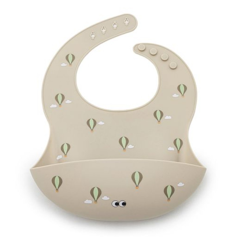 Noui Noui - Σαλιάρα Σιλικόνης Little Hot Air Balloon