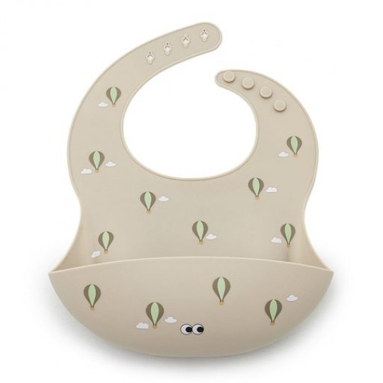 Noui Noui - Σαλιάρα Σιλικόνης Little Hot Air Balloon