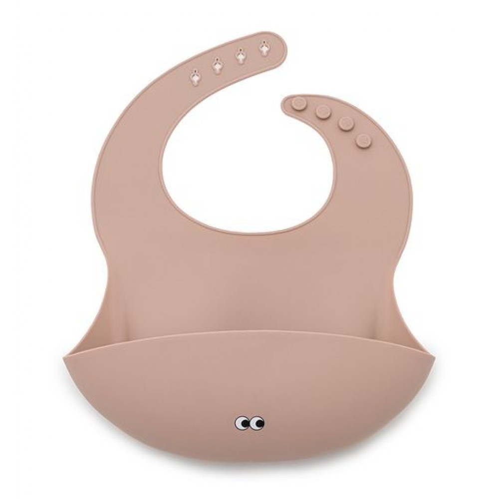 Noui Noui - Σαλιάρα Σιλικόνης Old Rose