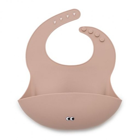 Noui Noui - Σαλιάρα Σιλικόνης Old Rose