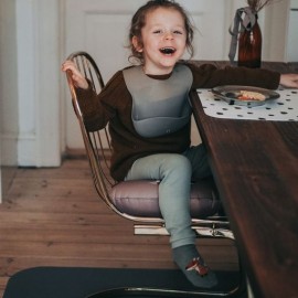 Noui Noui - Σαλιάρα Σιλικόνης Warm Grey