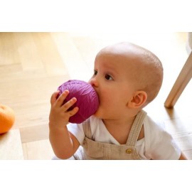 Oli & Carol - Εκπαιδευτική Μπαλίτσα Purple Gabbage Baby Ball  Oli & Carol - Εκπαιδευτική Μπαλίτσα Purple Gabbage Baby Ball